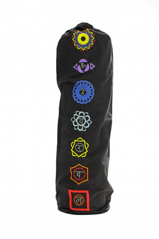 Cotton Bag Black Chakras