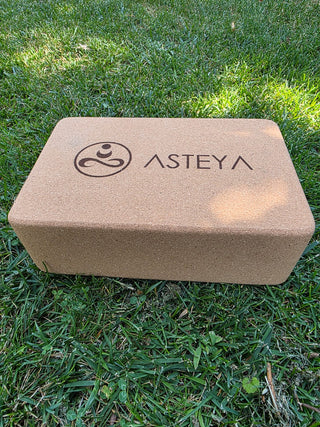 Cărămidă (Block) Yoga Asteya. Plută naturală. 23x15x7cm