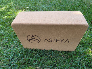 Cărămidă (Block) Yoga Asteya. Plută naturală. 23x15x7cm